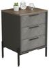 Dmora Kredenz Kornephoros 54 x 44.5 x 70 cm Braun 3 Schubladen, Anrichte Bild 3