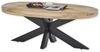 Stolkom 'Mumbai' Couchtisch, Wohnzimmertisch, Mango Wood / schwarz, ca. 120 cm Bild 1