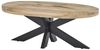 Stolkom 'Mumbai' Couchtisch, Wohnzimmertisch, Mango Wood / schwarz, ca. 120 cm Bild 4