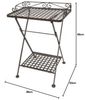 Ambiente Haus 95235 Beistelltisch klappbar 69 cm antikbraun Bild 2
