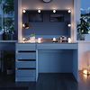 Schminktisch Sherry Weiß/Gold 120 cm mit LED Beleuchtung Vicco Bild 5