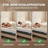 Hybridschaum-Matratze 7 Zonen Komfortschaum-Matratze mit Gel-Memory Foam in 2 Härtegrade, KNERST, Matratze 7 Zonen, 2 Härtegraden Bild 5
