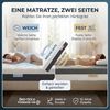 Hybridschaum-Matratze 7 Zonen Komfortschaum-Matratze mit Gel-Memory Foam in 2 Härtegrade, KNERST, Matratze 7 Zonen, 2 Härtegraden Bild 2
