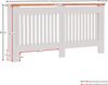 Vida Designs Kommoden & Sideboards, Mitteldichte Holzfaserplatte, Weiß, Extra Groß Bild 3