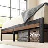 Zinus Bettgestell Plattform aus Bambus und Metall Kai Bild 4