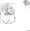 Rattanstuhl schwarz SARITA Bild 3