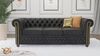 S-Style Möbel Polstergarnitur Chesterfield Anton mit Schlaffunktion 3+2+1 mit Holzfüßen, (1x3-Sitzer-Sofa, 1x2-Sitzer-Sofa, 1x Sessel), mit Wellenfederung Bild 5