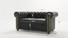 S-Style Möbel Polstergarnitur Chesterfield Anton mit Schlaffunktion 3+2+1 mit Holzfüßen, (1x3-Sitzer-Sofa, 1x2-Sitzer-Sofa, 1x Sessel), mit Wellenfederung Bild 4