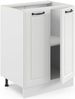 Vicco Küchenunterschrank R-Line, Weiß Landhaus/Weiß, 60 cm, AP Anthrazit Bild 5
