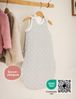 Ehrenkind® Baby Sommerschlafsack Rund | Bio-Baumwolle | Sommer Schlafsack Gr. 50/56 Jeansblau Tropfen | Schlafsack Baby Schlafsack Kinder Bild 3