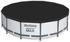 Bestway 5612X 15232 l Gerahmter Pool Erwachsener & Kind Leiter Grau Weiß 54 kg Bild 4