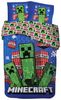 Minecraft Creeper TNT Bettwäsche Set 2 tlg 135x200 cm 100% Baumwolle Bild 2