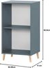SCHILDMEYER Regal Büroregal Bücherregal Standregal Fjord 50,95 x 92,6 x 41 cm Bild 3