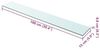 vidaXL Regalböden 2 Stk. Glas Transparent 100x15 cm 3051583 Bild 2