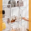 Creliv Vitrine Handtaschen Aufbewahrung – transparente Vitrine für Designer Taschen (2-St, 36x27x22cm) für Schuhe, Figuren, Modelle Bild 5