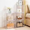 Creliv Vitrine Handtaschen Aufbewahrung – transparente Vitrine für Designer Taschen (2-St, 36x27x22cm) für Schuhe, Figuren, Modelle Bild 3