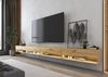 Skraut Home | TV-Schrank, Lowboard | für Wohnzimmer und Esszimmer | 360 | LED | Fernsehtisch | Moderner Stil | Eiche Bild 2