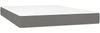 vidaXL Boxspringbett mit Matratze Dunkelgrau 140x190 cm Stoff 3132146 Bild 5