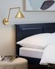 Wandlampe 2er Set NARVA verstellbar Metall Gold Bild 2