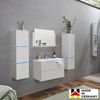 HOME DELUXE Badmöbel Komplettset WANGEROOGE BIG DELUXE XL - Weiß Made in Germany Bild 2
