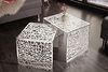 riess-ambiente Couchtisch ABSTRACT 49cm silber (Set, 2-St), Wohnzimmer · Metall · eckig · Handarbeit · Gap Design · Modern Bild 4