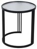 SVITA Beistelltisch LADAR (2er Set), Couchtisch Kaffeetisch Satztisch Rund Pulverbeschichtet, Schwarz Bild 5