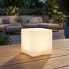 LED Solarleuchte, Würfel, LxH 20x20 cm Bild 2
