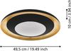 Eglo 98527 LED Deckenleuchte CANICOSA 2 schwarz, gold transparent Ø49,5cm H:9cm mit Fernbedienung Bild 4