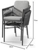 Destiny Gartensessel LUCCA (Set, 2-St), Aluminium, Rope, inkl. Auflagen, stapelbar Bild 2