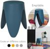 HOME DECO FACTORY, HD0297, Eve Duck Blue Hocker, Les P'Tits Prix, Zeitgenössisch, Möbel, Sitz, Bank und Hocker, 30 x 46 x 30 cm, Sitzhöhe 46 cm, Duck Blue Bild 3