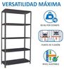 Simonrack Schwerlastregal, Lagerregal, 200 x 110 x 30 Metallregal, Kellerregal, Biegestelle 90 kg, 5 Fachböden, Antracite - Comfort Bild 5