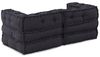 vidaXL Modulare Sofagarnitur 2 pcs Anthrazit 140 x 70 x 56 cm Stoff 3315066 Bild 4