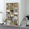 vidaXL CD-Schrank Sonoma-Eiche 102x23x177,5 cm Holzwerkstoff 801781 Bild 3