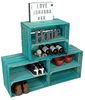 Kistenkolli Altes Land Allzweckkiste 4 x Obstkisten Johanna Türkis Weinkiste Regalkisten Schuhregal Wohnwan (Spar-Set) Bild 5