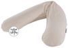 Theraline Stillkissen "Das Original" Polyester Hohlfaser Bezug 190 cm 167 Kieselgrau (Bamboo) Bild 2