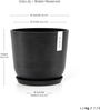 Ecopots Pflanztopf Oslo Ø 25 x 21,8 cm dunkelgrau Bild 3
