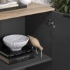 Kommode Wido Anthrazit 50 x 80 cm mit Regal Vicco Bild 4