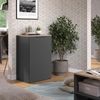 Kommode Wido Anthrazit 50 x 80 cm mit Regal Vicco Bild 2