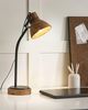 Schreibtischlampe KOLAR Mango Holz Dunkler Holzfarbton Bild 2