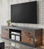TV-Lowboard Ward in Used Wood Shabby und Matera grau 153 x 51 cm Bild 5