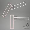 Di-Ka LED Deckenleuchte Frame WIFI CCT LED mit Fernbedienung chrom - alu Bild 4