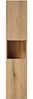 Hochschrank Skelbolu 140x30x25 cm Eichenoptik [en. casa] Bild 4