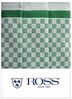 ROSS Geschirrtuch Exclusiv, (Set, 3-tlg), Karofond, 50x70 cm Bild 3