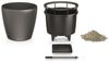 LECHUZA Blumentopf CLASSICO LS 35 ALL-IN-ONE Anthrazit Metallic 16063 421470 Bild 2
