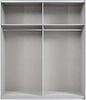 rauch möbelwerke gmbh Caracas Schwebetürenschrank, Holzwerkstoff, Grau-metallic, 181 x 210 x 62 Bild 5