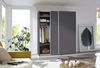 rauch möbelwerke gmbh Caracas Schwebetürenschrank, Holzwerkstoff, Grau-metallic, 181 x 210 x 62 Bild 3