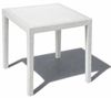 Gartentisch King Eckig Weiß 79 x 79 x 72 cm Rattan-Optik Bild 2