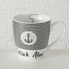 BOLTZE Tasse 2er-Set Jumbotassen Marino, rot + blau mit Anker Bild 5