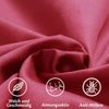Kissenbezug 40x70 Mikrofaser Premium 2er Set Kissenhülle Deko für Kissen Bett/Sofa Stoff Superweicher Resistent Hypoallergen Anti-Milben Atmungsaktiv Kopfkissenbezug mit Verdecktem Zip Voll Waschbar Bild 5