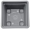 Gartenpirat Pflanzkübel 3er Set Pflanzkasteneinsatz 32x32x26 cm Pflanzkübel Kunststoff grau Bild 3